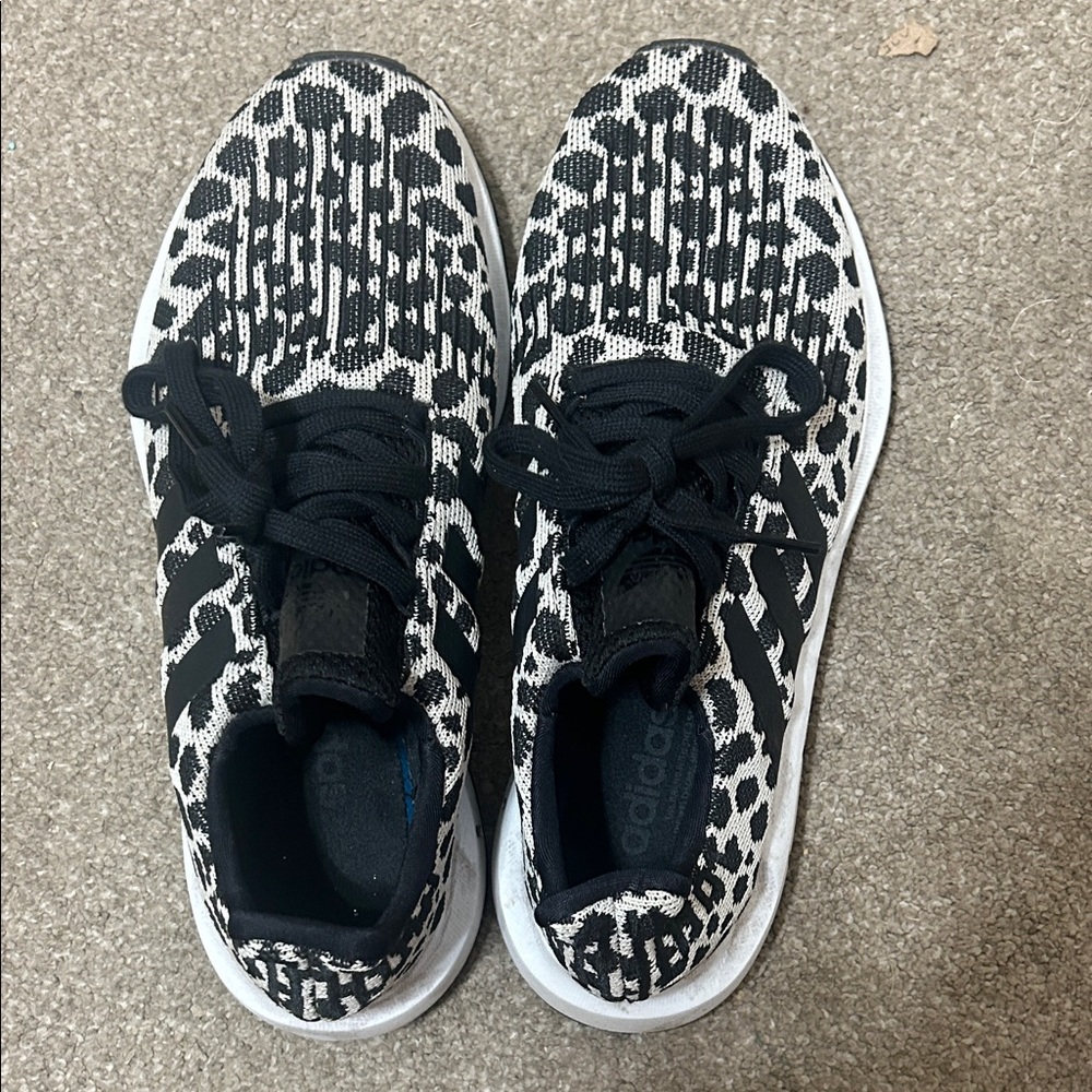 Adidas Monochrome Patterned Sneakers